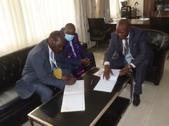 Visitor's Book Signing -Tsc Chairman Jamleck Muturi